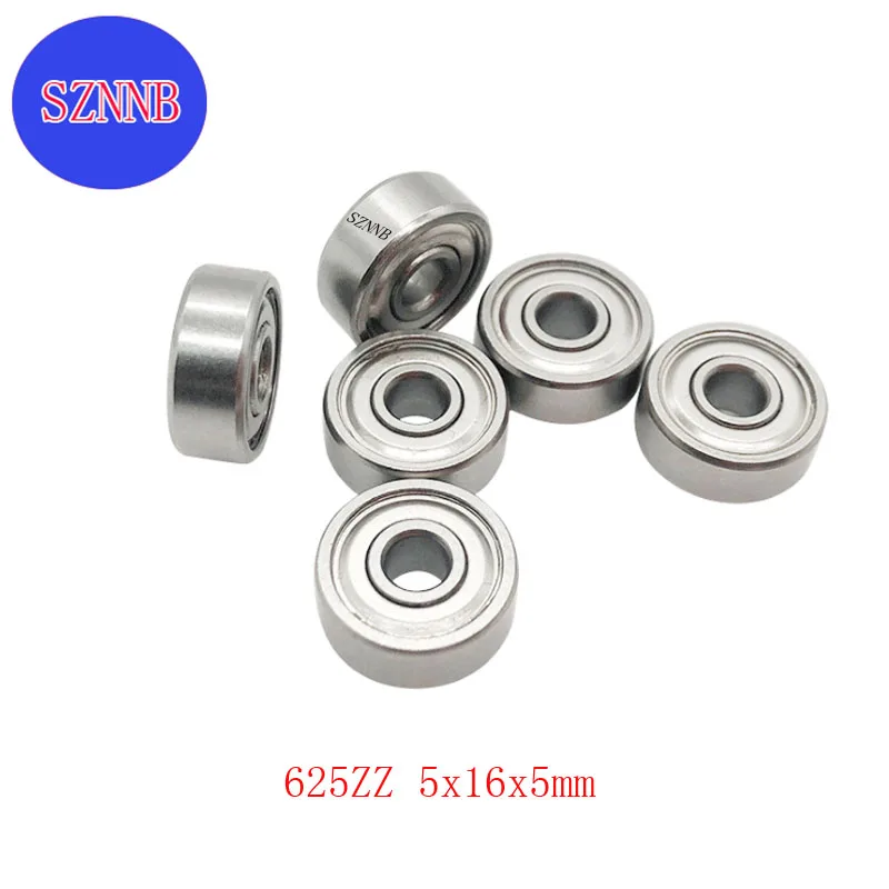 10PCSfree shipping deep groove ball bearings 624ZZ 625ZZ 626ZZ627ZZ623ZZ high precision silent small bearings