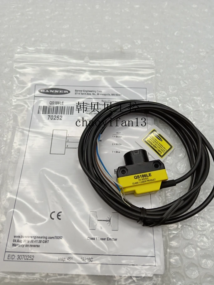 100% New Original  Laser Sensor QS186LE