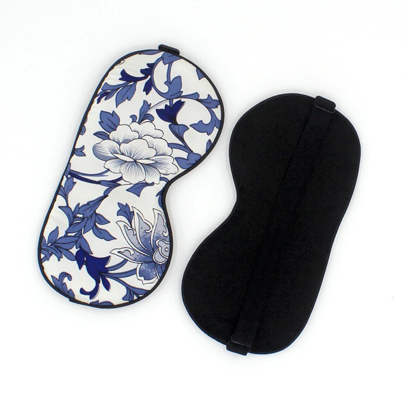 100% Silk Sleep Eye Mask Natural Fast Sleeping Eyeshade Cover Shade Patch Eye Mask Soft Portable Blindfold Travel Eyepatch Women