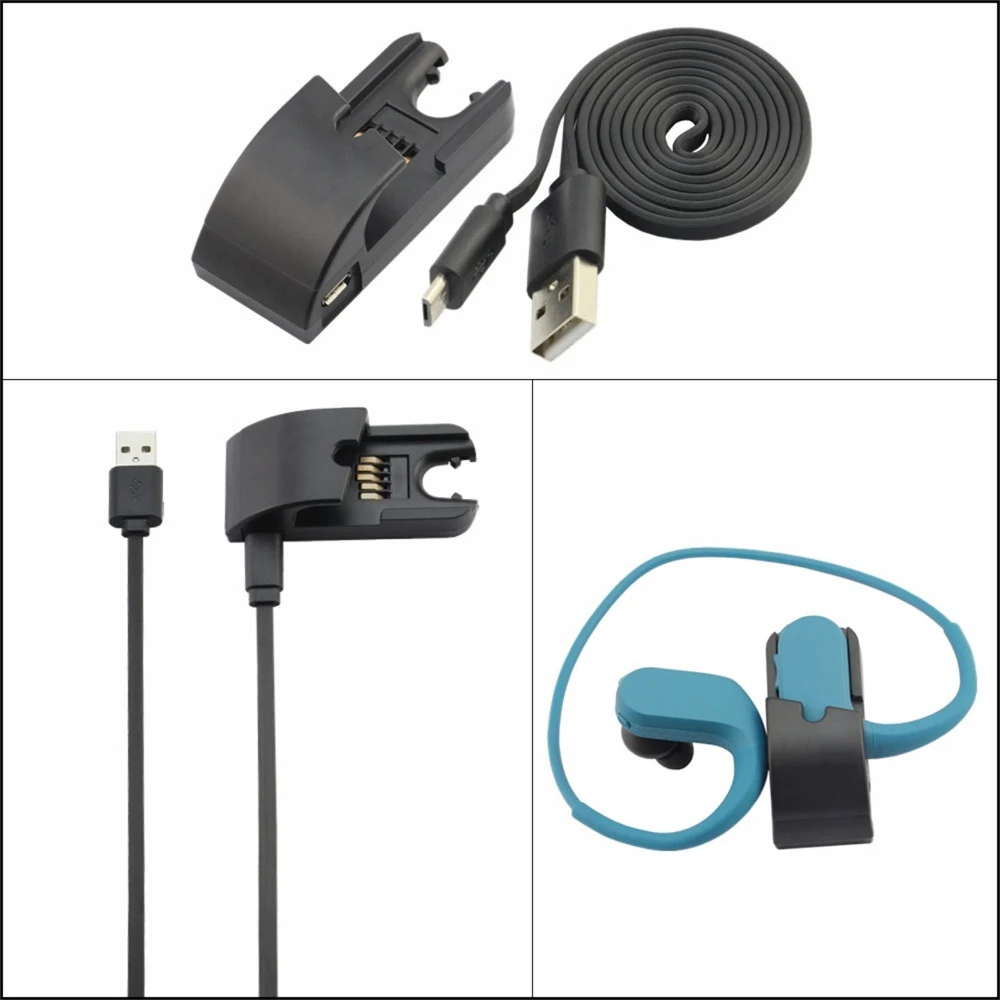 Cargador de carga USB para auriculares SONY Walkman NW-WS413 NW-WS414 Sport MP3 Player