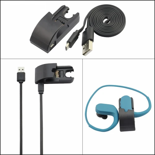 Cargador de carga USB para auriculares con reproductor MP3 deportivo Walkman NW-WS413 NW-WS414