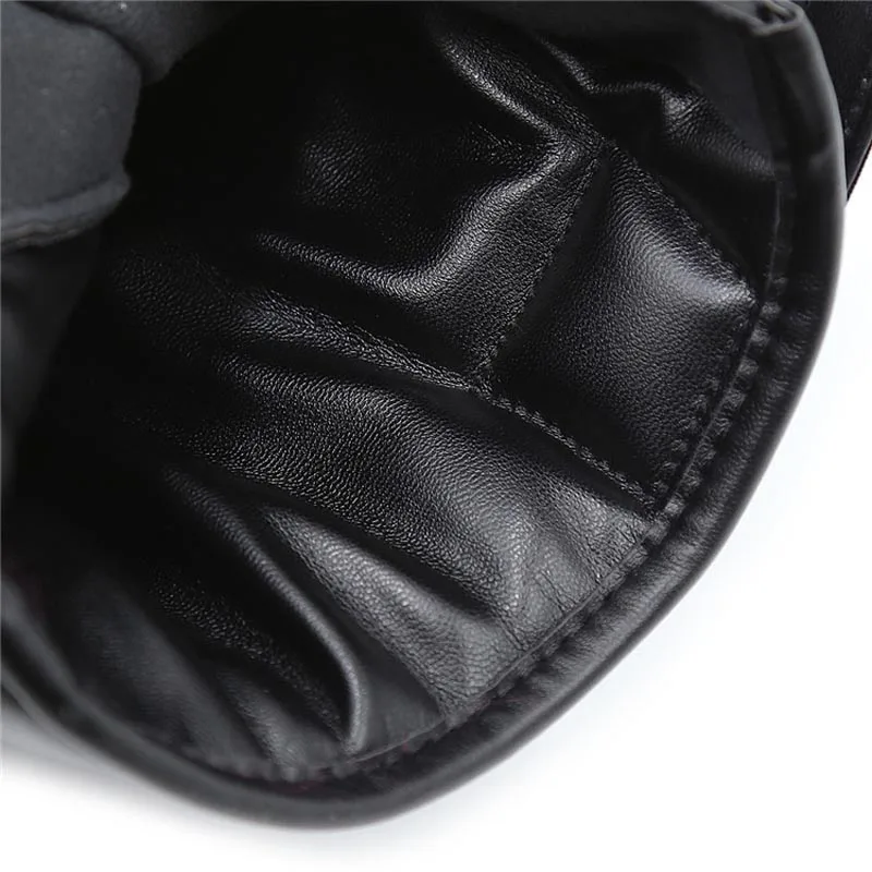Unisex Padded Soft Faux Leather Paw Print Fist Mitts Pet Play Fingerless Gloves Mitten Hand Restraint Fetish Wear Costume Props