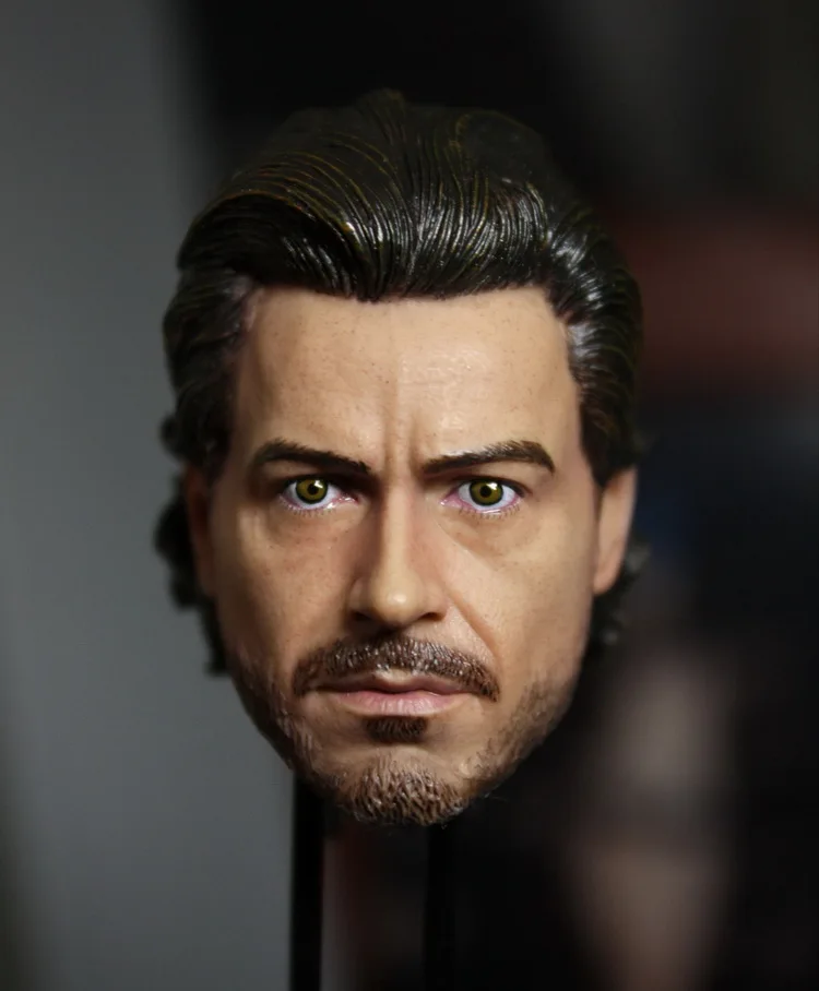 

1/6 Scale Collectible Figures Accessories Robert Downey Jr. Head Sculpt For 12" Male Action Figure Doll,Body Not Included B0198