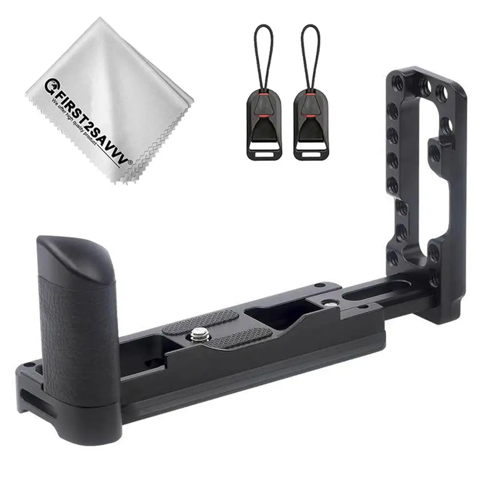 แผ่น QUICK RELEASE L Holder Grip สำหรับ Fuji Fujifilm X100V กล้อง,Benro ARCA Swiss Tripod HEAD