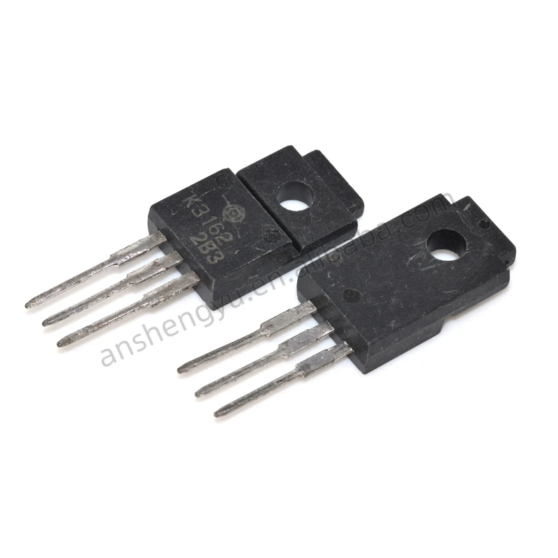 

5pcs 2SK3162 K3162 SK3162 IC Chips MOSFET N-CH 200V 20A 35W TO-220 DIP MOS Transistor Electronic Components