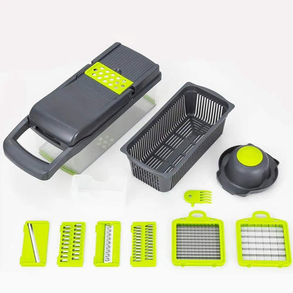 Groente ผลไม้เครื่องมือ Aardappel ricer Groente Mandoline slicer Peeler เครื่องตัด functionele Wortel Shredder Rasp