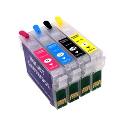 T1271 127 126 XL Refillable ink cartridge with ARC Chip for EPSON Workforce 60 545 645 840 845 WF-3520 3530 3540 7010 7510 7520