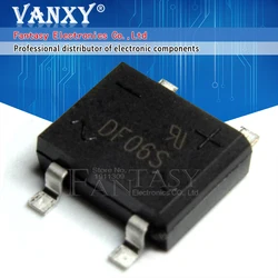 Rectificador de puente DF06S SMD, 4 pies, DF06S SOP DF06-4, original y auténtico, 10 Uds.