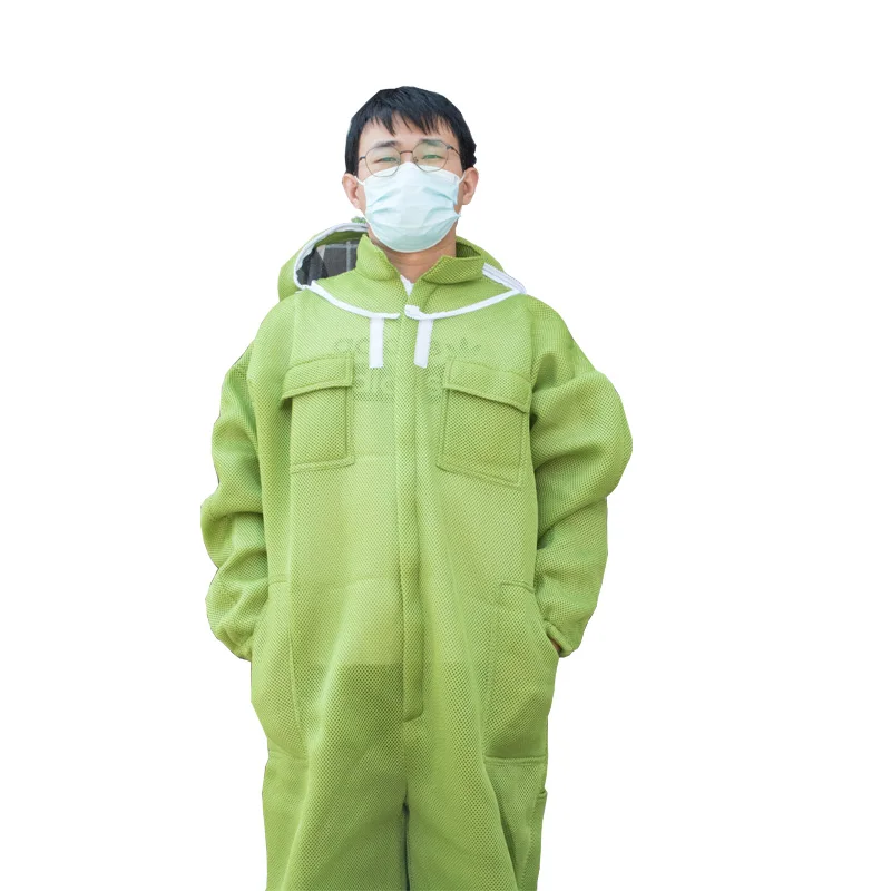 1 Set Beekeeping Clothes Professional Beekeepers Breathable Clothes Apiculture Tools Bee Protection Beekeeping Suit Beekeeping E