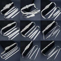 Miallo Bridal Rhinestone Belts for Women Wedding Accessories Crystal Fashion Prom Dress Belt Strass Bride Sash Bridesmaid Gift