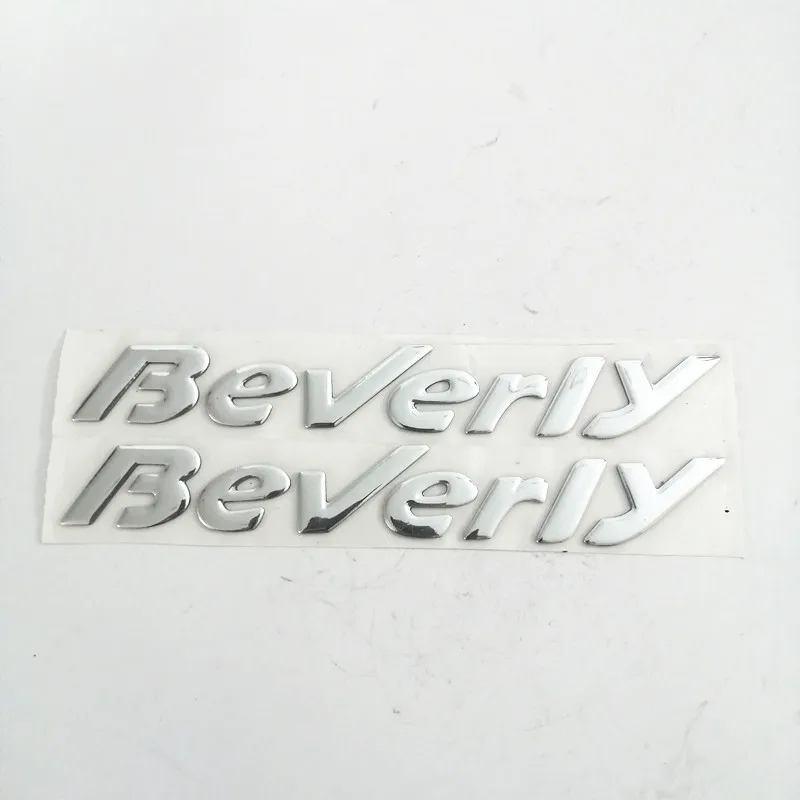 Motorcycle Raise 3D Emblem Chrome Sticker Decal FOR PIAGGIO Beverly 500