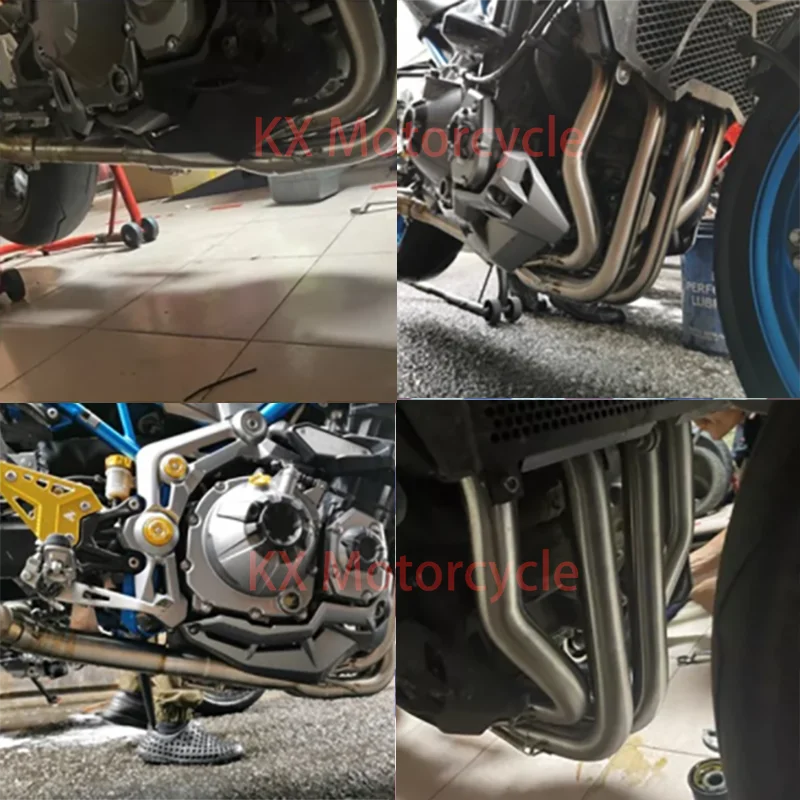 Pro KAWASAKI Z900 2017 2018 2019 2020 motocykl výfuk přední dýmka tlumič výfuku prostřední objímka obvázat dýmka esacpe příslušenství