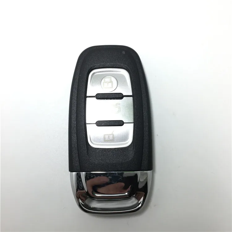 Car Upgraded Replacement Key Cover Modified Remote Key Shell Key Case for Audi A6 Q7 A4 TT with Logo  and Key Blade