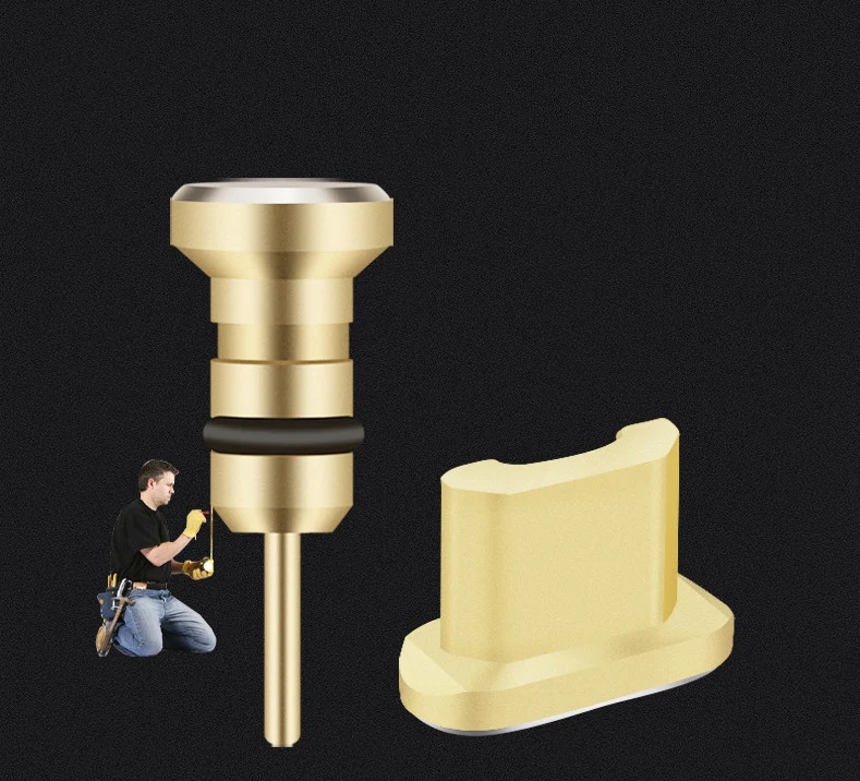 โลหะที่มีสีสัน Micro USB 3.5มม.แจ็คปลั๊กป้องกันฝุ่น Charger Dock ปลั๊กเสียบสำหรับโทรศัพท์มือถือ Android โทรศัพท์อุปกรณ์เสริม