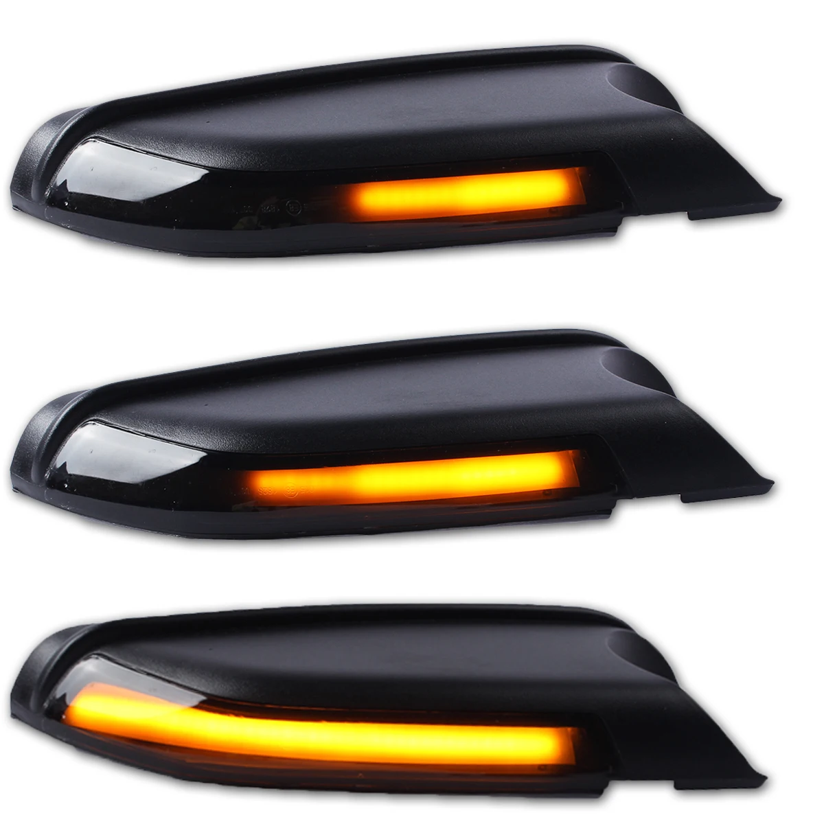 2Pcs Led Side Wing Mirrors Dynamic Turn Signal Light Indicator Repeater Lamp For VW Volkswagen Polo mk4 9N3 FL Vento Skoda Octav