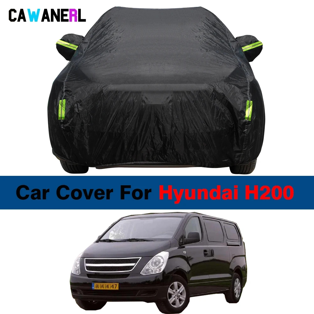 Waterproof Car Cover Outdoor Sun Shade Anti-UV Rain Snow Ice Prevent MPV Cover Dustproof For Hyundai H200 Satellite