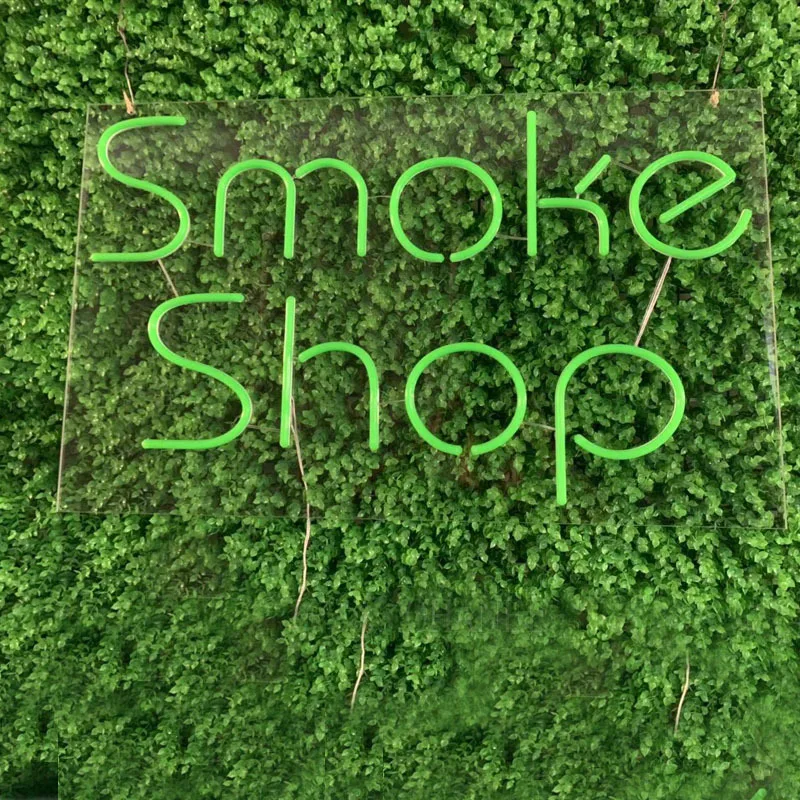 Smoke Shop Neon Sign Custom Made Wall Lights Party Wedding Decor Shop Window Restaurant Birthday Decoration