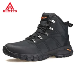 HUMTTO scarpe da Trekking Sneakers da uomo impermeabili da esterno per uomo nuove scarpe da Trekking da arrampicata in pelle scarpe da lavoro sportive da passeggio