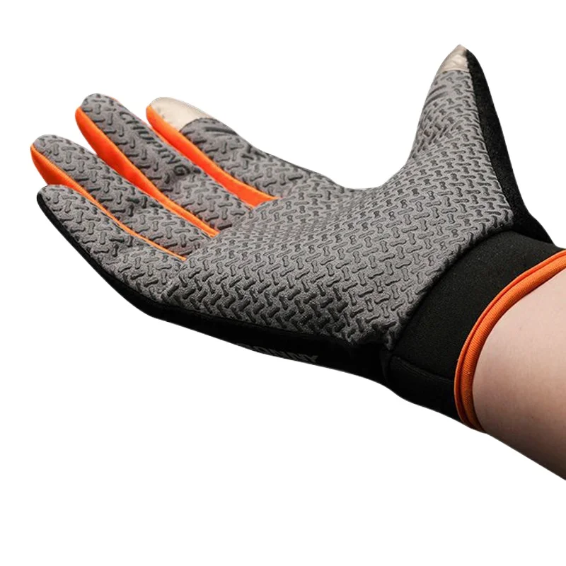 Adult Men&Women Golf Gloves Outdoor Riding Ice Silk Full Finger Fitness Non-slip Touch Screen Bicycle Sunscreen Glove