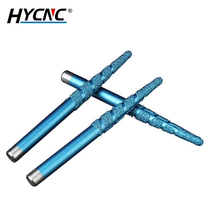 Cone ball head composite brazing knife stone carving milling cutter marble carving tool CNC granite end mill