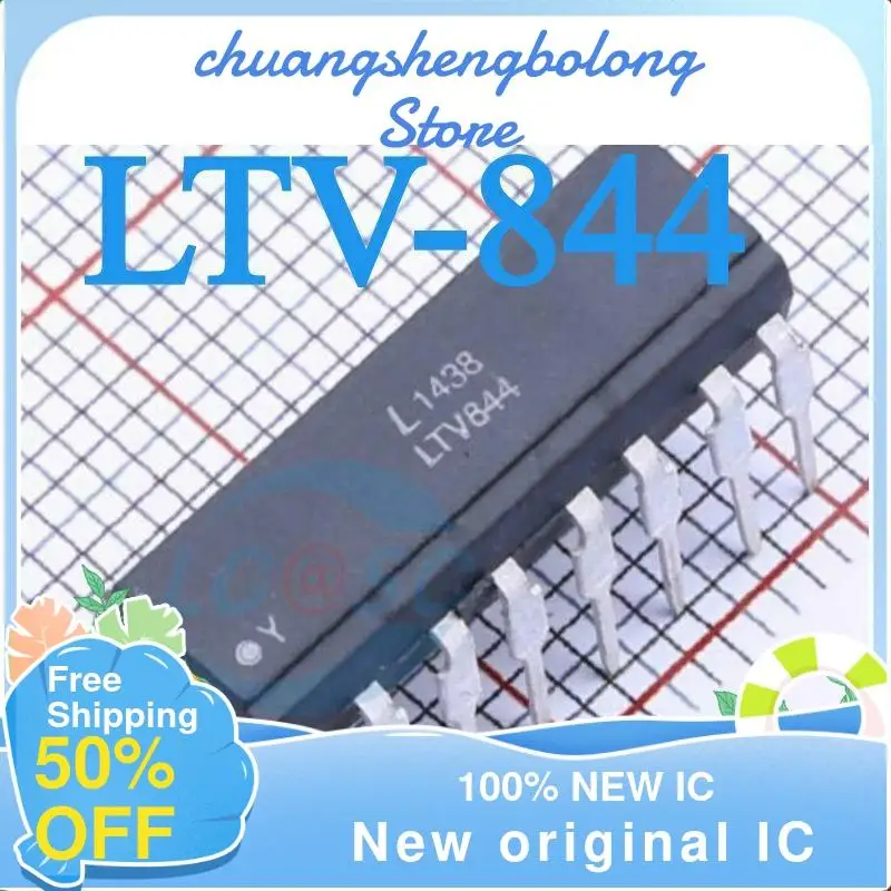 10PCS  LTV-844 DIP New original IC