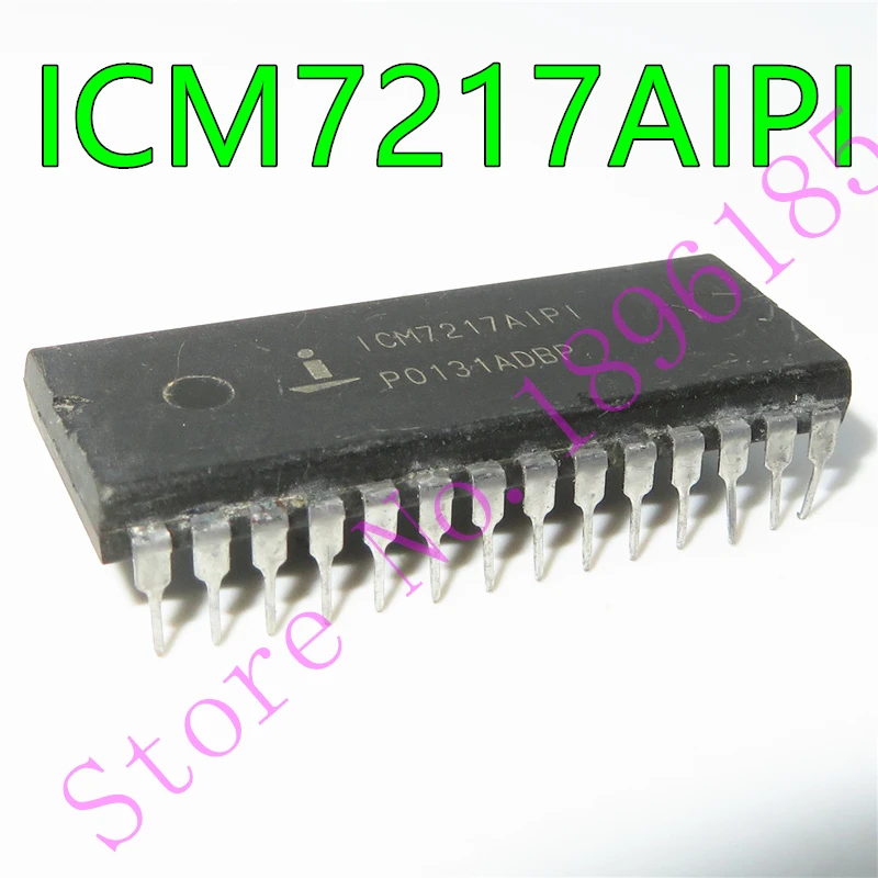 1PCS ICM7217AIPI ICM7217 DIP-28   4-Digit LED Display, Programmable Up/Down Counter