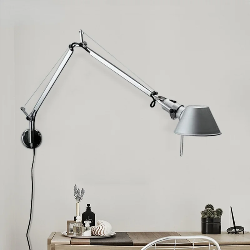 simples e moderno led lampada de parede dobravel braco longo lampada de parede ajustavel escritorio arandelas decoracao da parede quarto cabeceira lampada de leitura 01