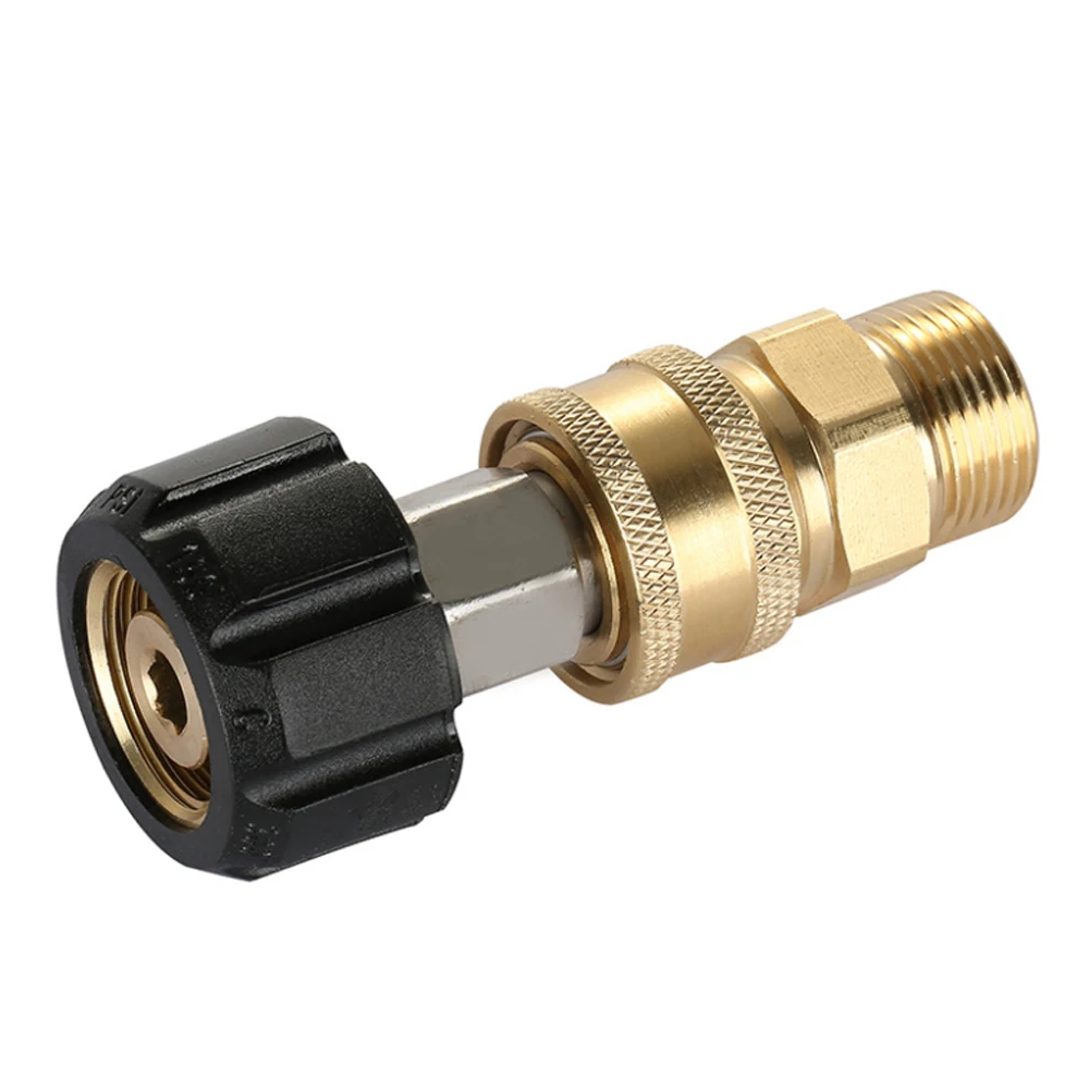 High Pressure Car Washer Adaptor M22*1.5mm G1/4 G3/8 Quick Connector For Karcher HD Series Snow Foam Lance Water Gun Joint