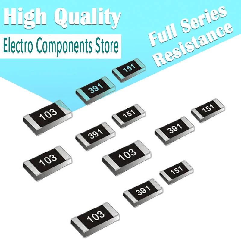 10Pcs/Lot 0402 SMD Resistor 1/16W 37.4 ohm 30R 39R 47KR 56KR 620R 25PPM High Precision Thin Film Resistor 0.1% Surface Mount