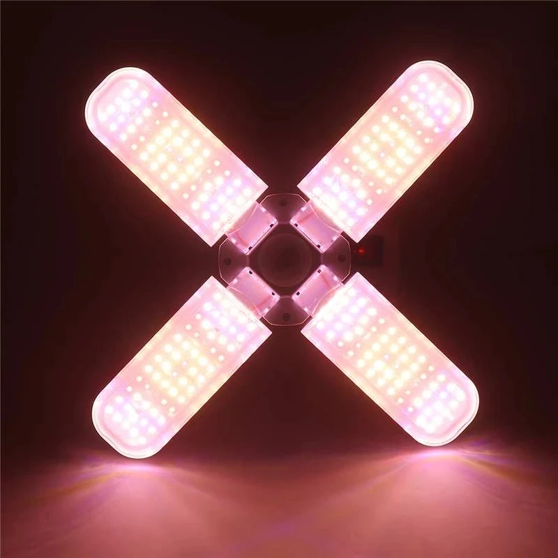 Led Grow Light Full Spectrum E27 Folding Plant Grow Light AC110V 220V Phyto Lamp For Indoor Vegetable Flower Seedling