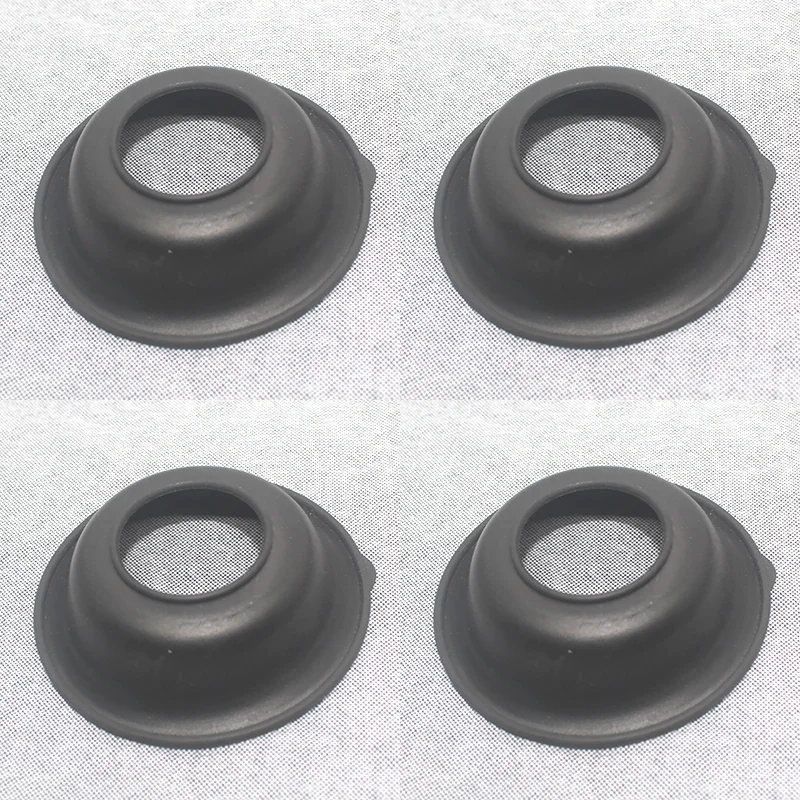 4 pcs for XJ550 XJ650L Seca Turbo 650 1982-1983 Carburetor Slide Plunger Vacuum Diaphragms