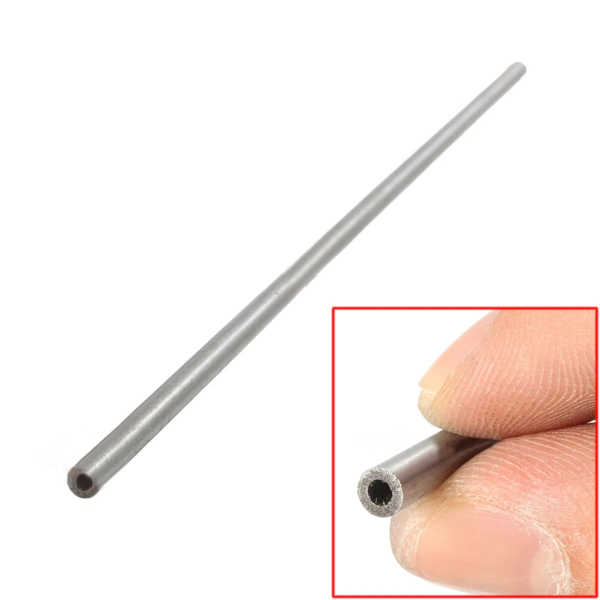 1pc New Stainless Steel Seamless Tube Silver Capillary Round Tube OD 4mm 2mm ID Length 250mm