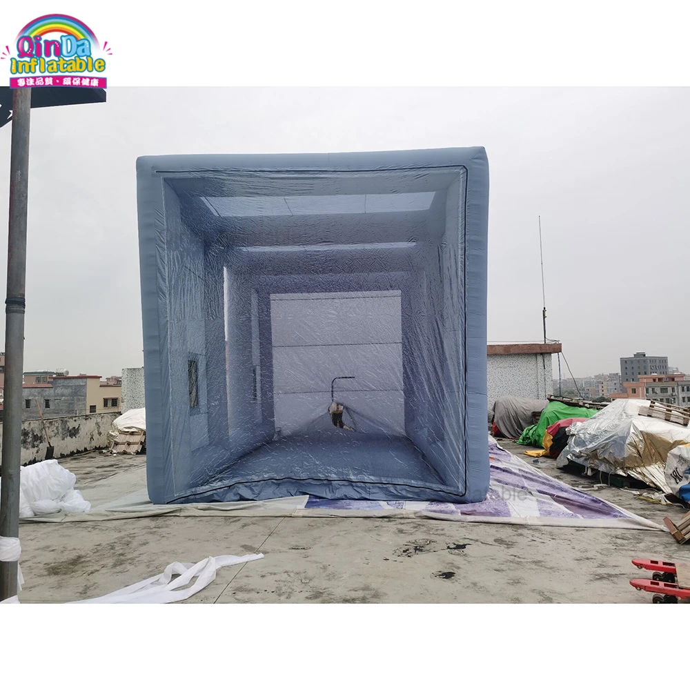 

2021 New Arrival Outdoor Inflatable Car Spray Cube Tent Inflatable Spray Paint Booth