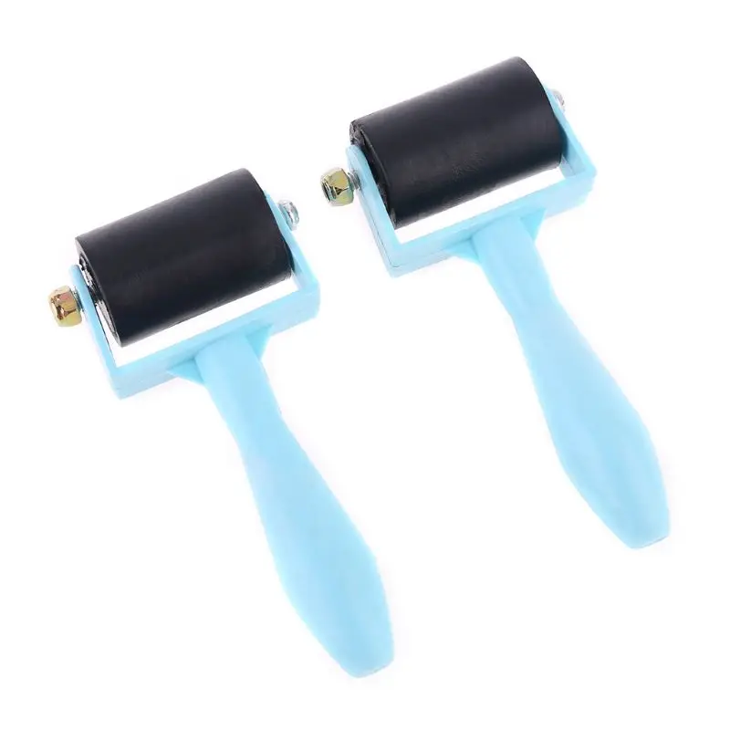 2 Pcs Rubber Glue Roller for Anti Skid Tape Construction Tools, Printmaking 