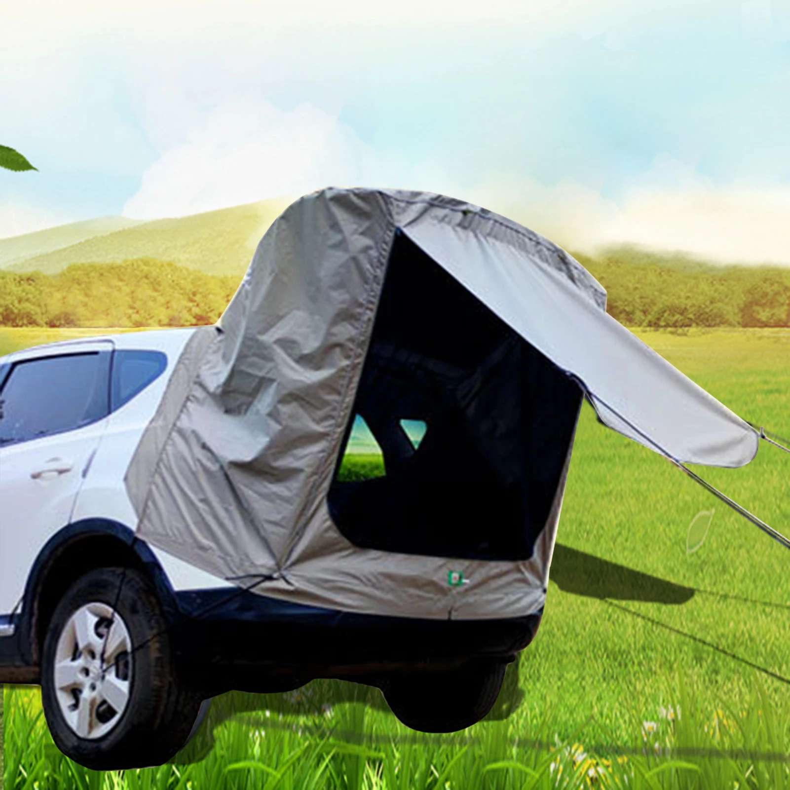 

Car Truck Tent Sun Shelter SUV Tent Auto Canopy Portable Camper Trailer Tent Rooftop Car Awning Outdoor Camping 2021