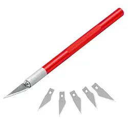 Carving Metall Skalpell Messer Werkzeuge Kit Nicht-Slip Klingen Handy PCB DIY Reparatur Hand Werkzeuge