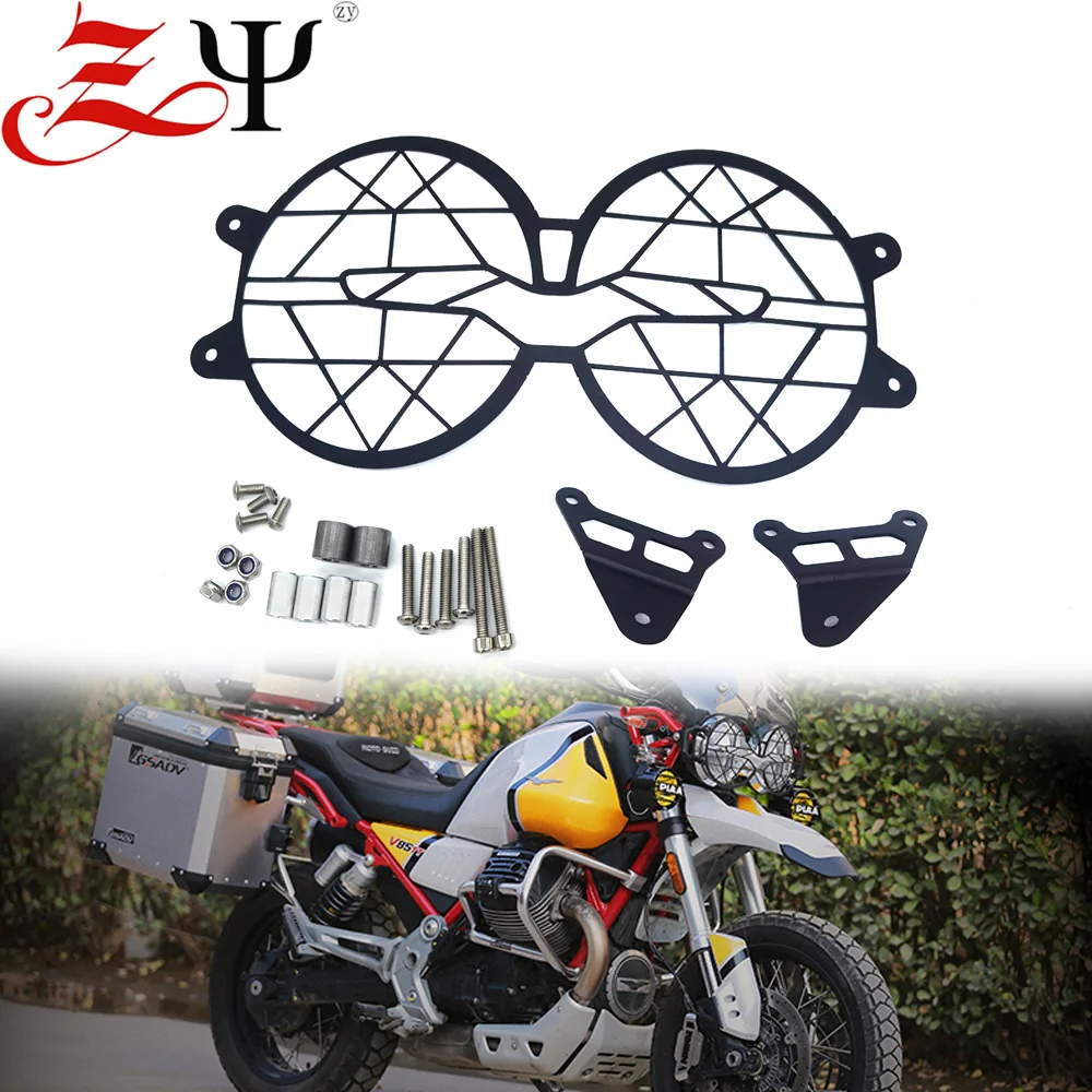 For MOTO GUZZI V85TT V85tt 2019 2020 2021 Aluminum quick-disassembly headlight protection