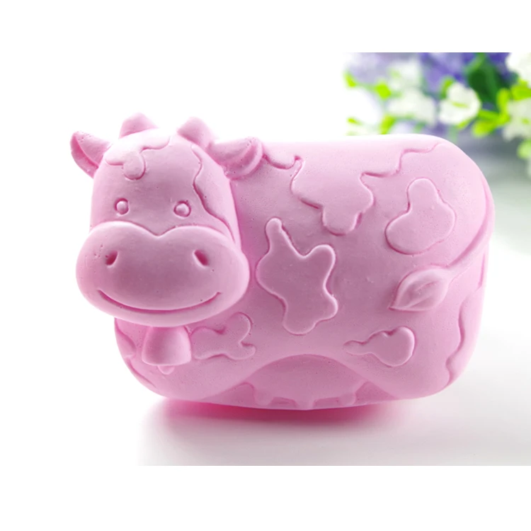 

PRZY Mold Silicone 2D Milk Cow Animal Handmade Soap Molds Gypsum Baking Chocolate Candle Candy Mold Cake Clay Resin Moulds