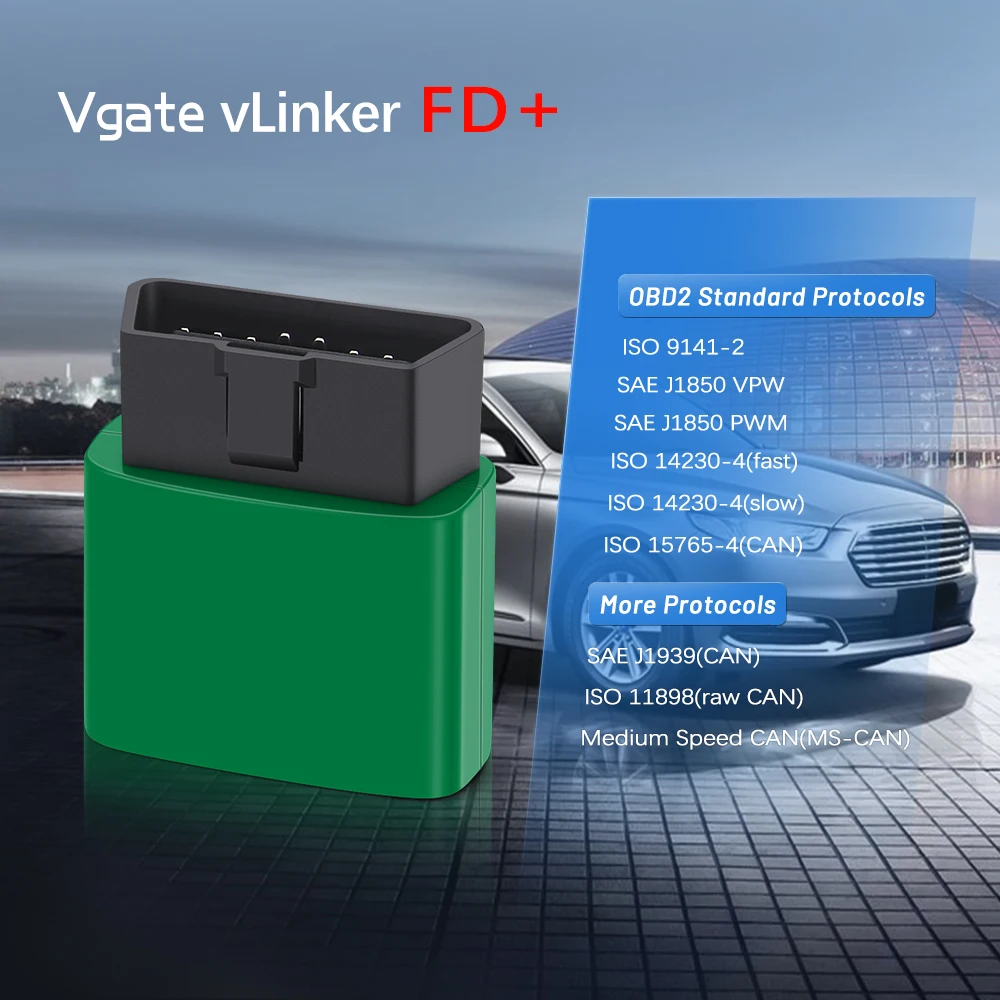 High Quality Vgate VLinker FD Car Diagnostic ELM 327 Auto Tool Professional Refresh Hidden Scanner