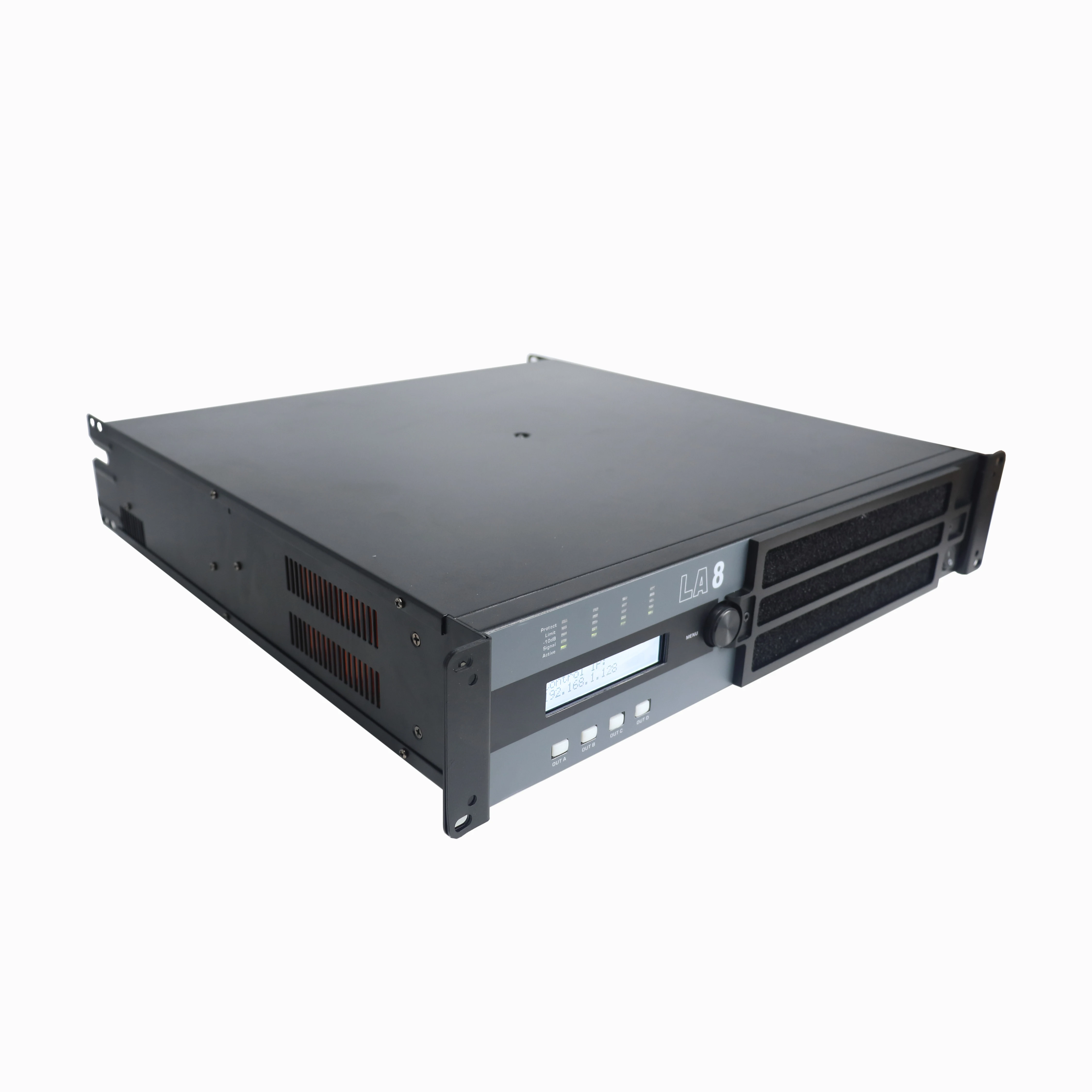 Четырехканальный усилитель мощности Dsp 5000 Вт X2 Max LA8 Цифровые усилители 1350 Вт X4 при 8 Ом 2U сабвуфер линейный усилитель мощности