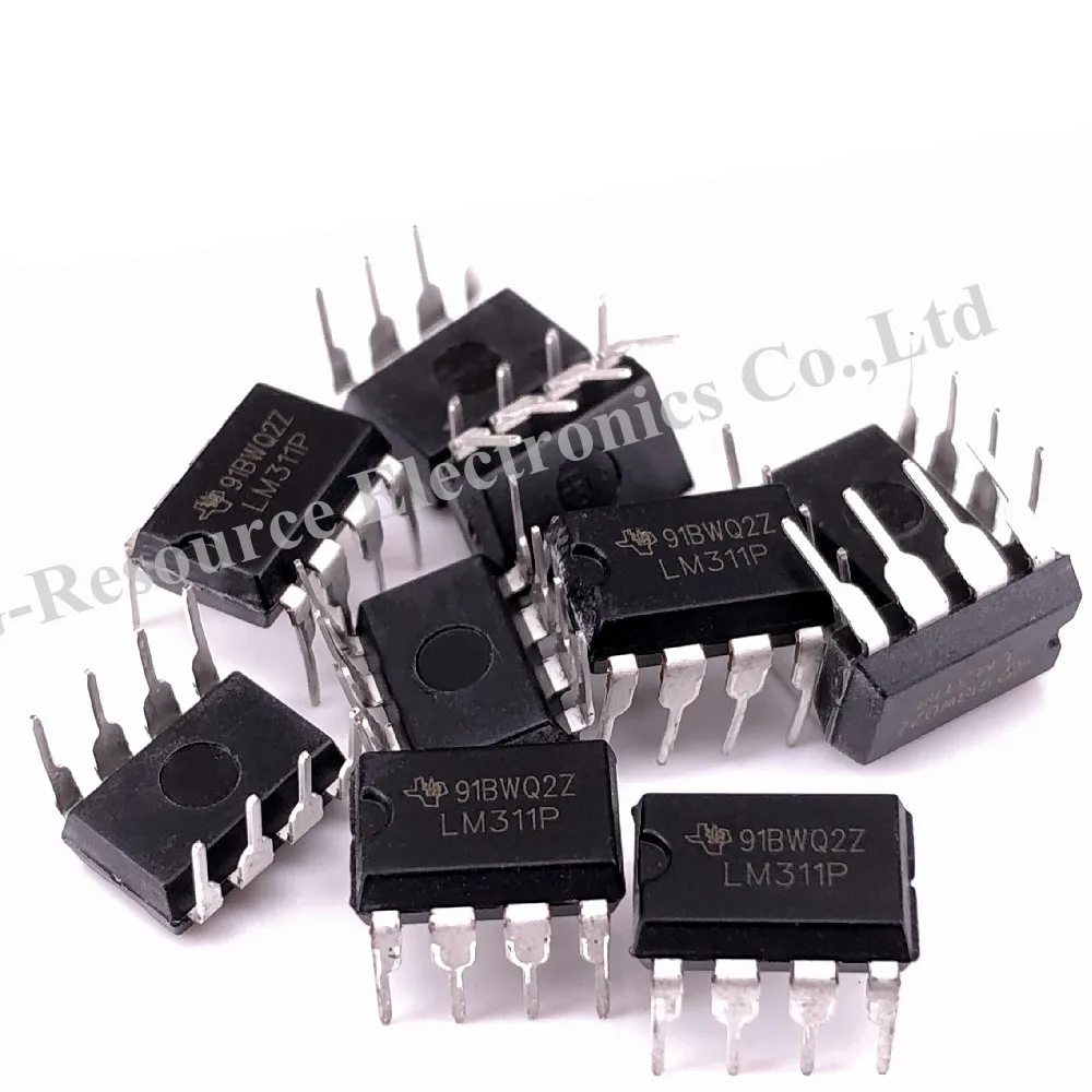 (10 pces) lm311p dip-8 lm311 comparadores diferenciais com strobes