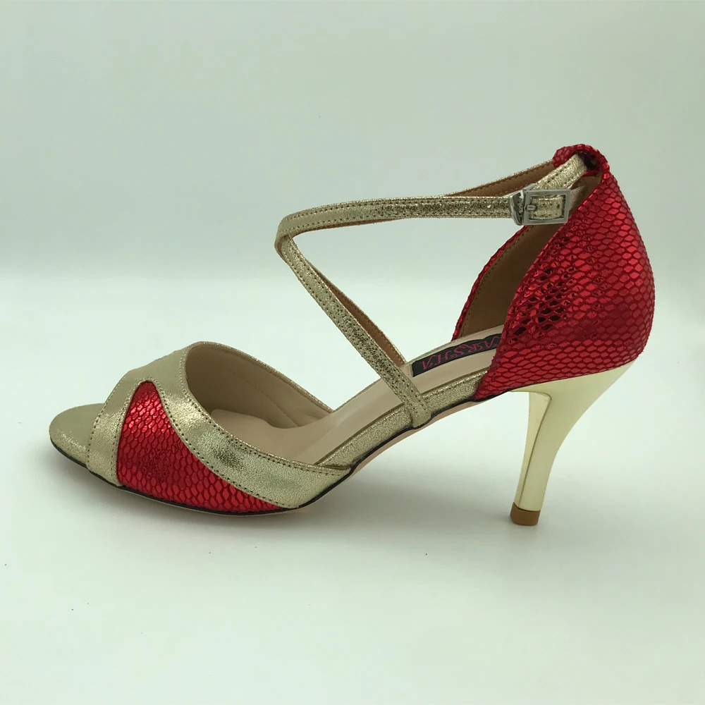 NEW Argentina Tango Dance Shoes  Party Shoes Wedding Shoes  leather outsole T623405RGL 9cm heel 7.5cm available shipping free