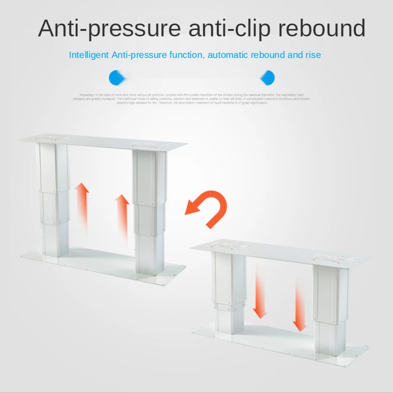 Imagem -02 - Mesa de Elevação Elétrica Dupla-polo Tatami Mesa de Elevação Dupla Controle Remoto Inteligente