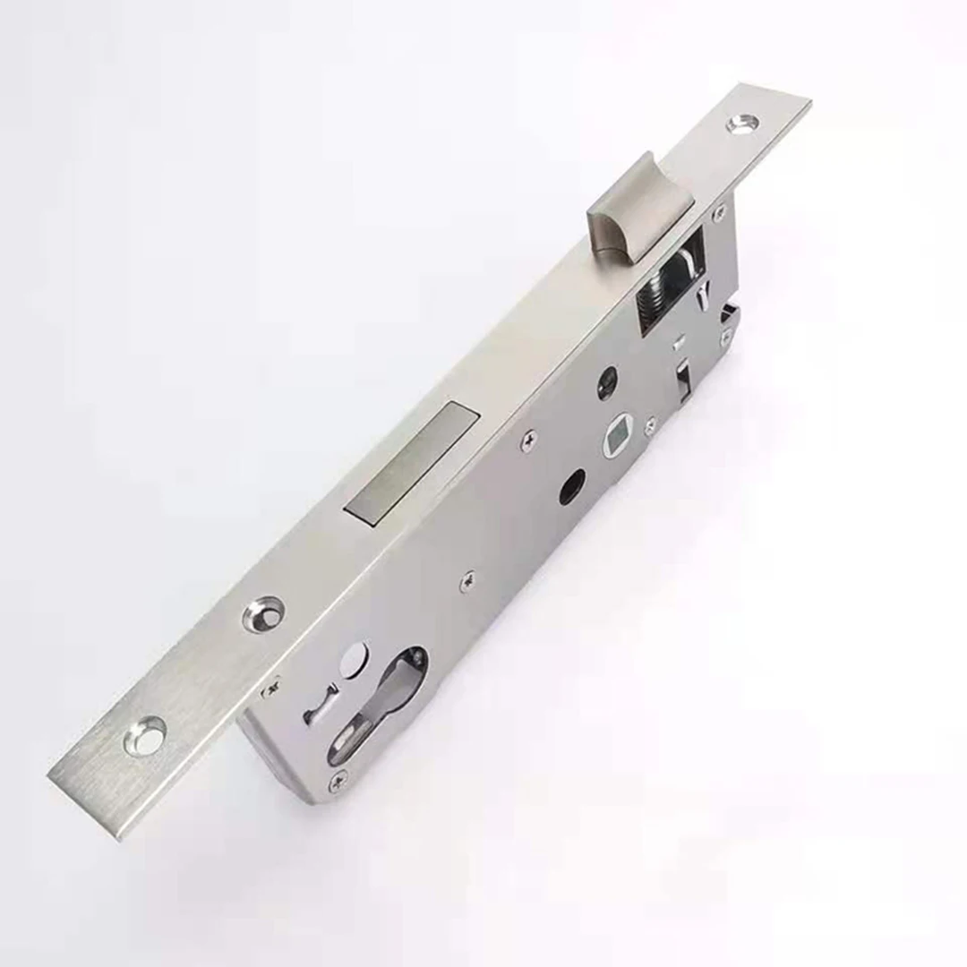 Stainless Steel  Narrow Lock Body For FingerPrint Door Lock  Size 8530 8535 8540 8550 8560 8570 Smart Lock Body Of Alumiumn Door