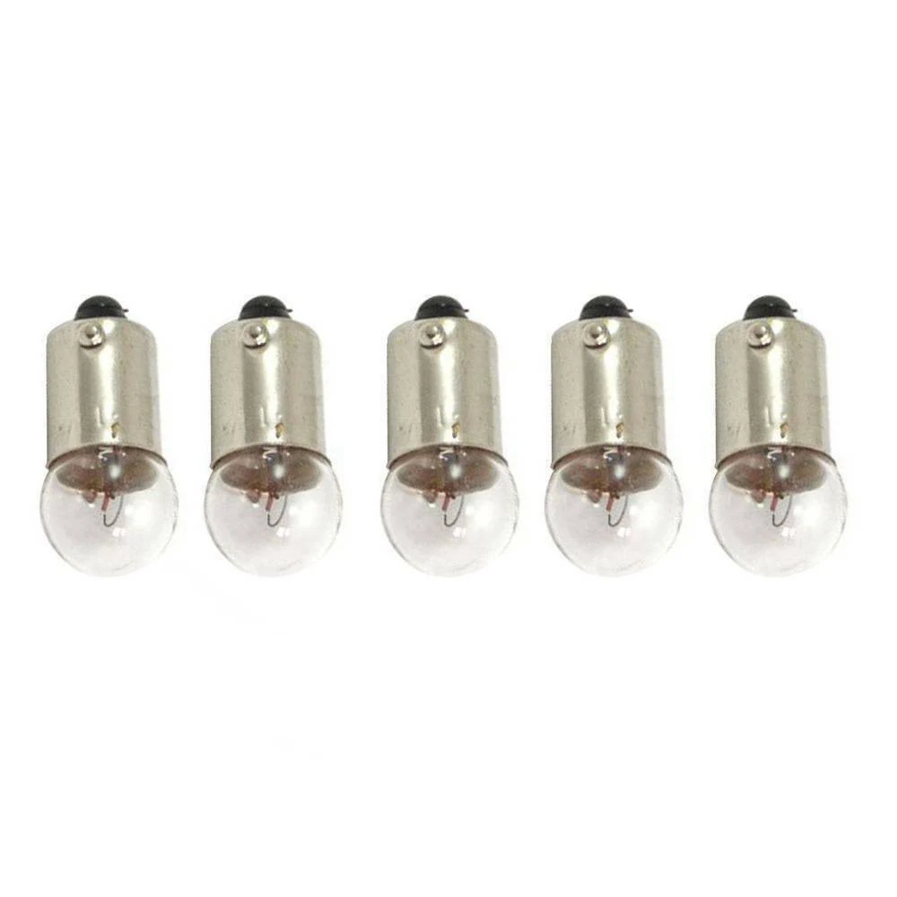 Pack-5 6V 3W 6 Volt 3 Watt Light Bulb Speedometer Indicators Lighting For ATC 90 C70 C70K1 CA175 CB100 CB125S CL100K2