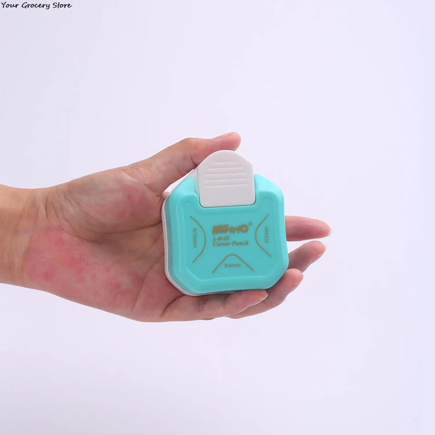 3-In-1 Mini Hoek Trimmer Corner Rounder Punch R4/R7/R10mm Ronde Hoek Trimmer Cutter voor Kaart Fotopapier Lamineren Zakjes