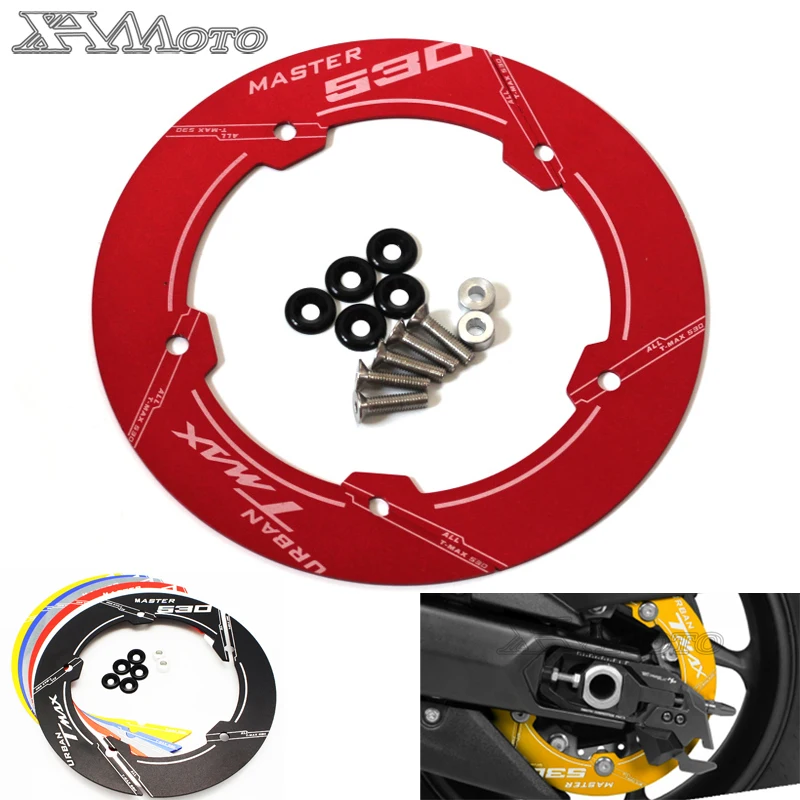 Motorcycle Decorative Cover Transmission Belt Pulley Adornment Cover Wheel Cover For Yamaha T-MAX 530 17-19 TMAX530 SX TMAX DX