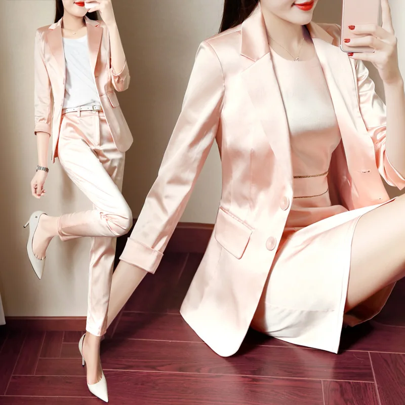 

Small Business Suit for Women, Slim Jacket for Ladies, Casual Fashion, Handsome, Spring, New, W913