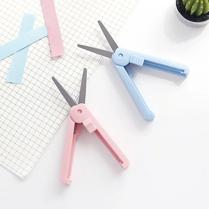 Deli Portable Scalable Creative Scissors Office Student 6072