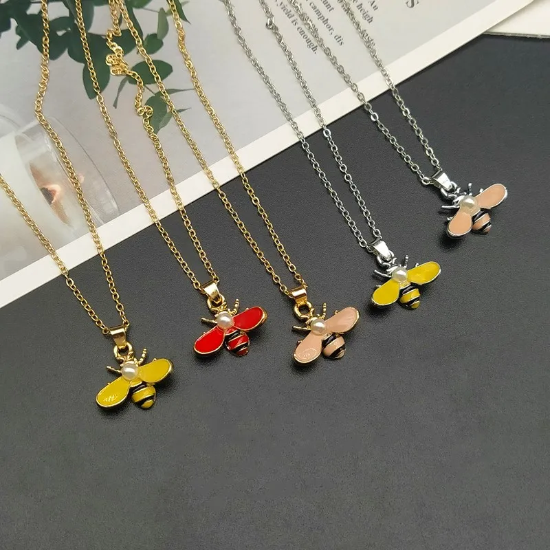 Dropshipping adorabile dei monili del collo del pendente di colore d\'argento dorato della collana sveglia delle nuove donne della ragazza di modo